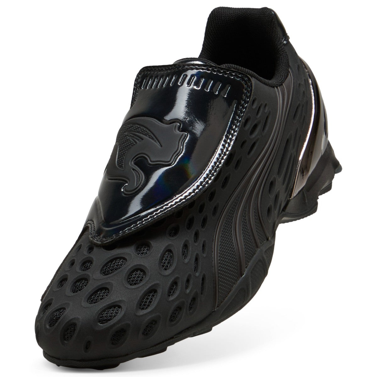 PUMA V-S1 CONTACT MOLD プーマ ブイエスワン コンタクト モールド 408991-01【メンズ ストリートシューズ サッカースタイル レースカバー パテント調アッパー 26FW】