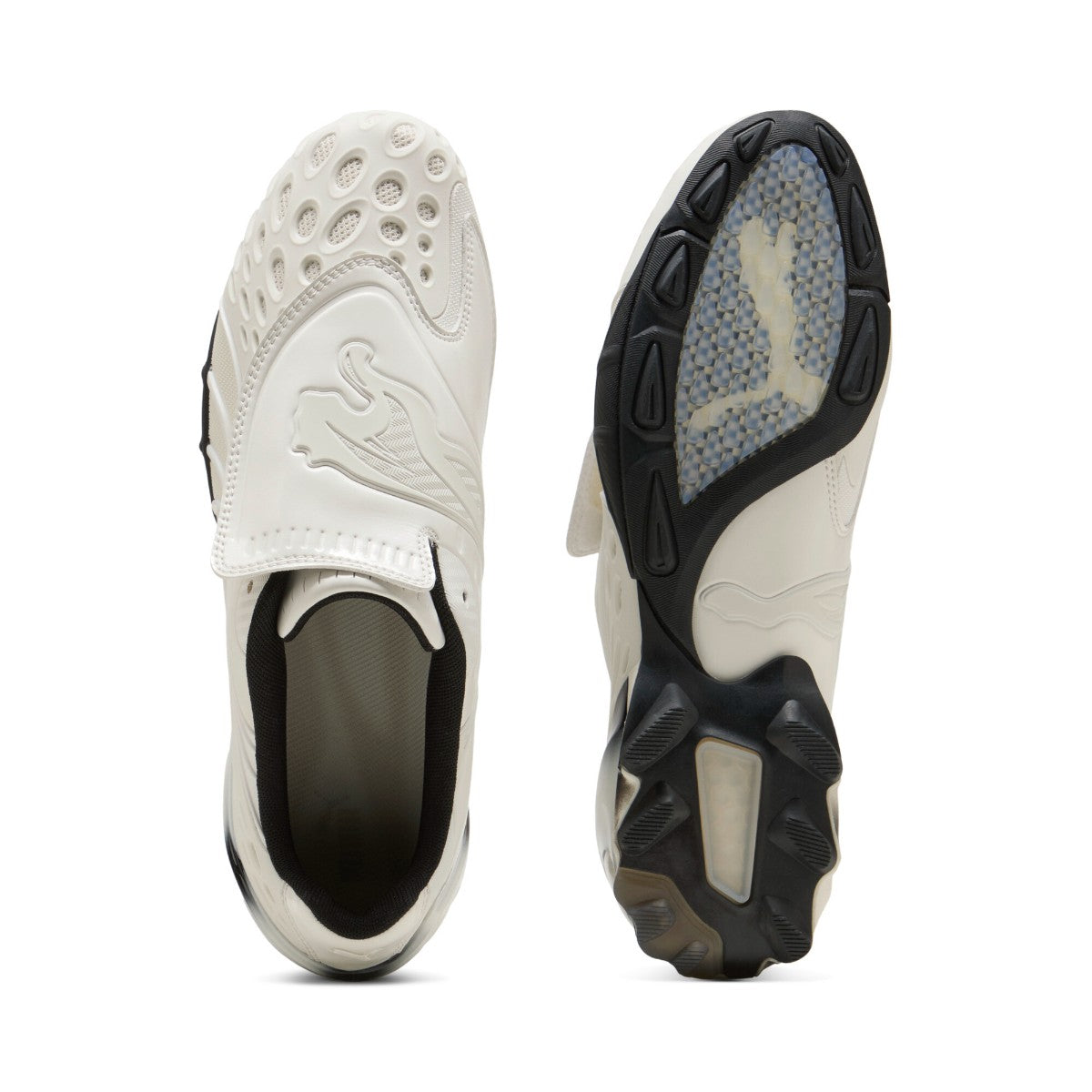 PUMA V-S1 CONTACT MOLD プーマ ブイエスワン コンタクト モールド 408991-02【メンズ ストリートシューズ サッカースタイル レースカバー パテント調アッパー 26FW】