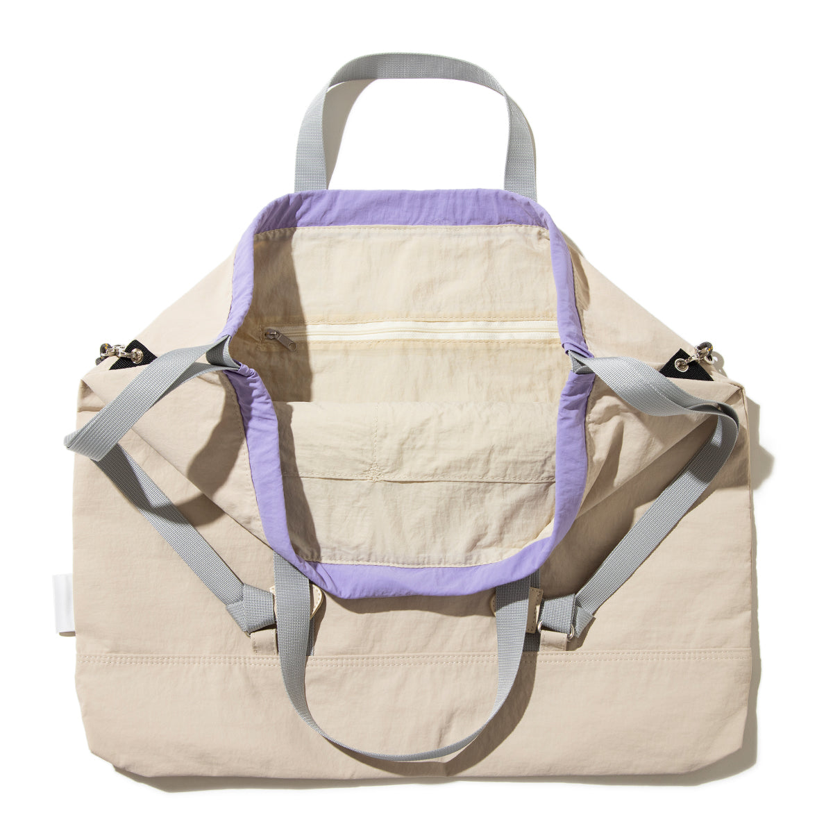 CONTROL FREAK Nylon 3Way Square Tote コントロールフリーク ナイロン3WAYスクエアトート 254-120526【レディース ナイロン素材 3WAY  26FW】