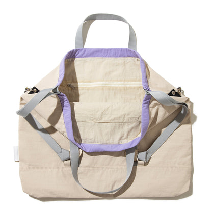 CONTROL FREAK Nylon 3Way Square Tote コントロールフリーク ナイロン3WAYスクエアトート 254-120526【レディース ナイロン素材 3WAY  26FW】