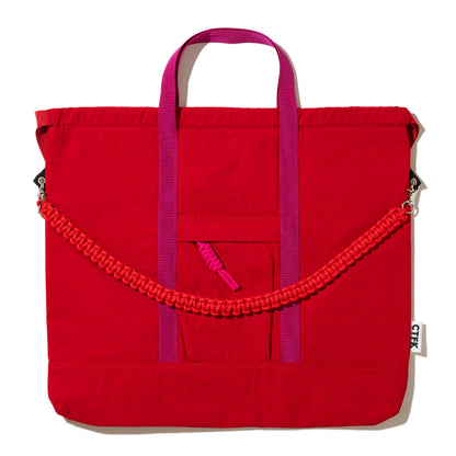 CONTROL FREAK Nylon 3Way Square Tote コントロールフリーク ナイロン3WAYスクエアトート 254-120526【レディース ナイロン素材 3WAY  26FW】