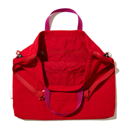 CONTROL FREAK Nylon 3Way Square Tote コントロールフリーク ナイロン3WAYスクエアトート 254-120526【レディース ナイロン素材 3WAY  26FW】