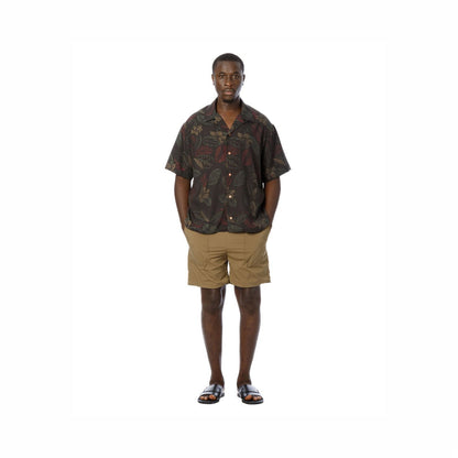 Sandinista Aloha Reverse Shirt サンディニスタ アロハリバースプリントシャツ 60426US02-TP【メンズ 開衿シャツ 半袖 ボタニカル柄 リヨセル生地 26SS】