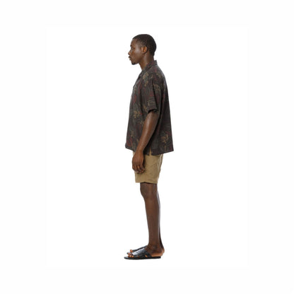 Sandinista Aloha Reverse Shirt サンディニスタ アロハリバースプリントシャツ 60426US02-TP【メンズ 開衿シャツ 半袖 ボタニカル柄 リヨセル生地 26SS】