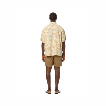 Sandinista Aloha Reverse Shirt サンディニスタ アロハリバースプリントシャツ 60426US02-TP【メンズ 開衿シャツ 半袖 ボタニカル柄 リヨセル生地 26SS】
