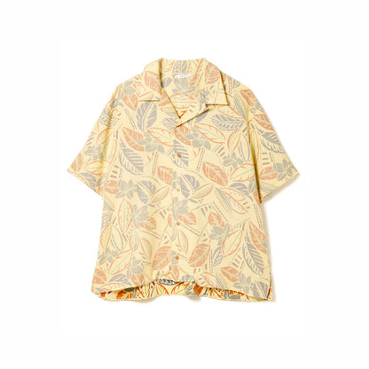 Sandinista Aloha Reverse Shirt サンディニスタ アロハリバースプリントシャツ 60426US02-TP【メンズ 開衿シャツ 半袖 ボタニカル柄 リヨセル生地 26SS】