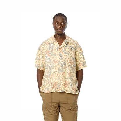 Sandinista Aloha Reverse Shirt サンディニスタ アロハリバースプリントシャツ 60426US02-TP【メンズ 開衿シャツ 半袖 ボタニカル柄 リヨセル生地 26SS】