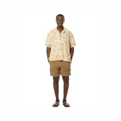 Sandinista Aloha Reverse Shirt サンディニスタ アロハリバースプリントシャツ 60426US02-TP【メンズ 開衿シャツ 半袖 ボタニカル柄 リヨセル生地 26SS】