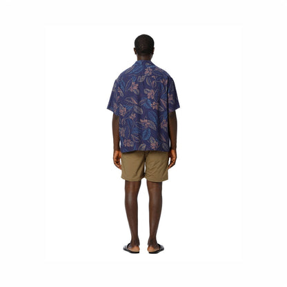 Sandinista Aloha Reverse Shirt サンディニスタ アロハリバースプリントシャツ 60426US02-TP【メンズ 開衿シャツ 半袖 ボタニカル柄 リヨセル生地 26SS】