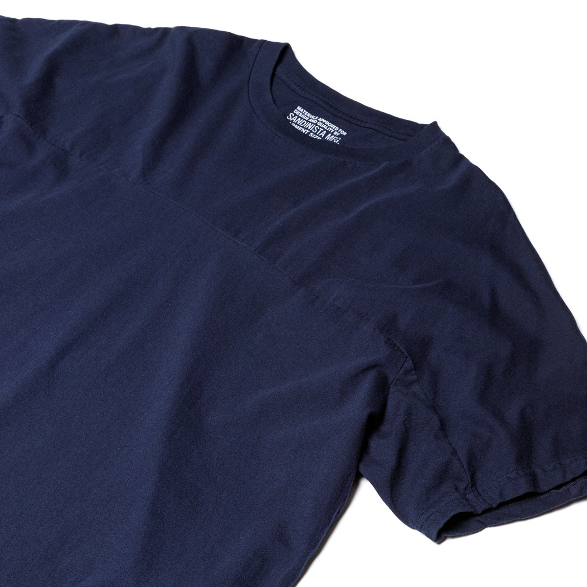 Sandinista Overdyed Football Tee サンディニスタ オーバーダイド フットボール Tシャツ 60426US06-TP【メンズ メンズTシャツ カットソー カジュアルウェア 半袖Tシャツ 後染め 26SS】