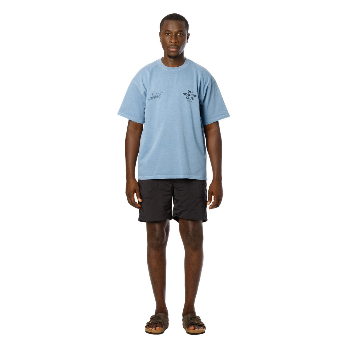 Sandinista D.N.C. 2026 Pigment Dye Tee サンディニスタ D.N.C. 2026 ピグメントダイ ティー KN-PT-017【メンズ 半袖 コットン素材 ピグメント加工 26SS】
