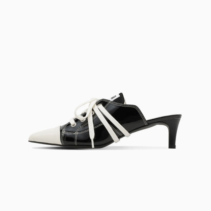 CONVERSE AS POLARIGE MULE BK コンバース エーエス ポラリージュ ミュール 31318431【レディース レディーススニーカー ヒールスニーカー ポインテッドトゥ シューズ 26FW】