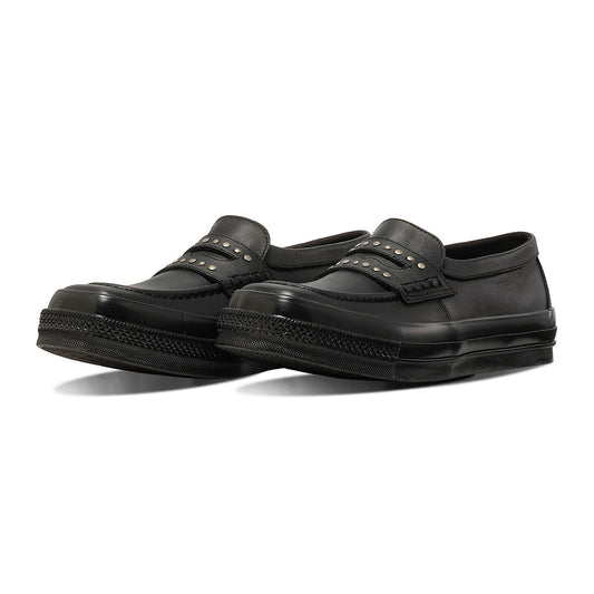 CONVERSE ALL STAR SQUARETOE LOAFER SA コンバース オールスター スクエアトウ ローファー SA 31318480【メンズ ローファー スムースレザー スタッズ トレンド 26FW】