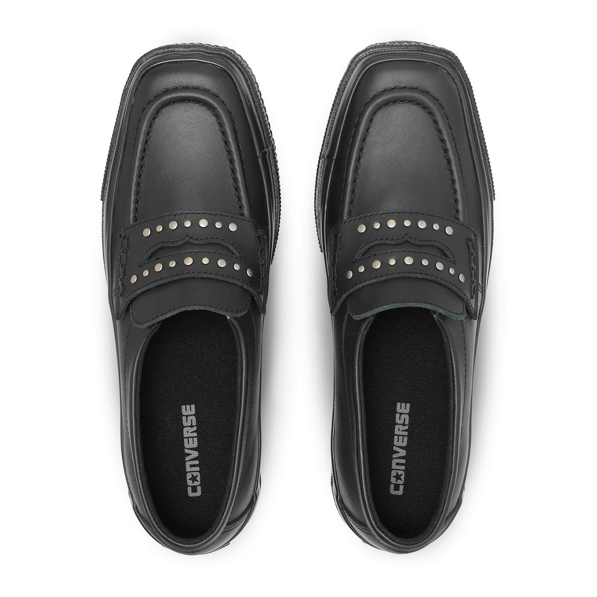 CONVERSE ALL STAR SQUARETOE LOAFER SA コンバース オールスター スクエアトウ ローファー SA 31318480【メンズ ローファー スムースレザー スタッズ トレンド 26FW】