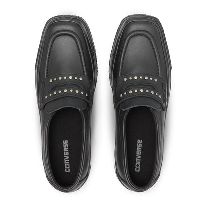 CONVERSE ALL STAR SQUARETOE LOAFER SA コンバース オールスター スクエアトウ ローファー SA 31318480【メンズ ローファー スムースレザー スタッズ トレンド 26FW】