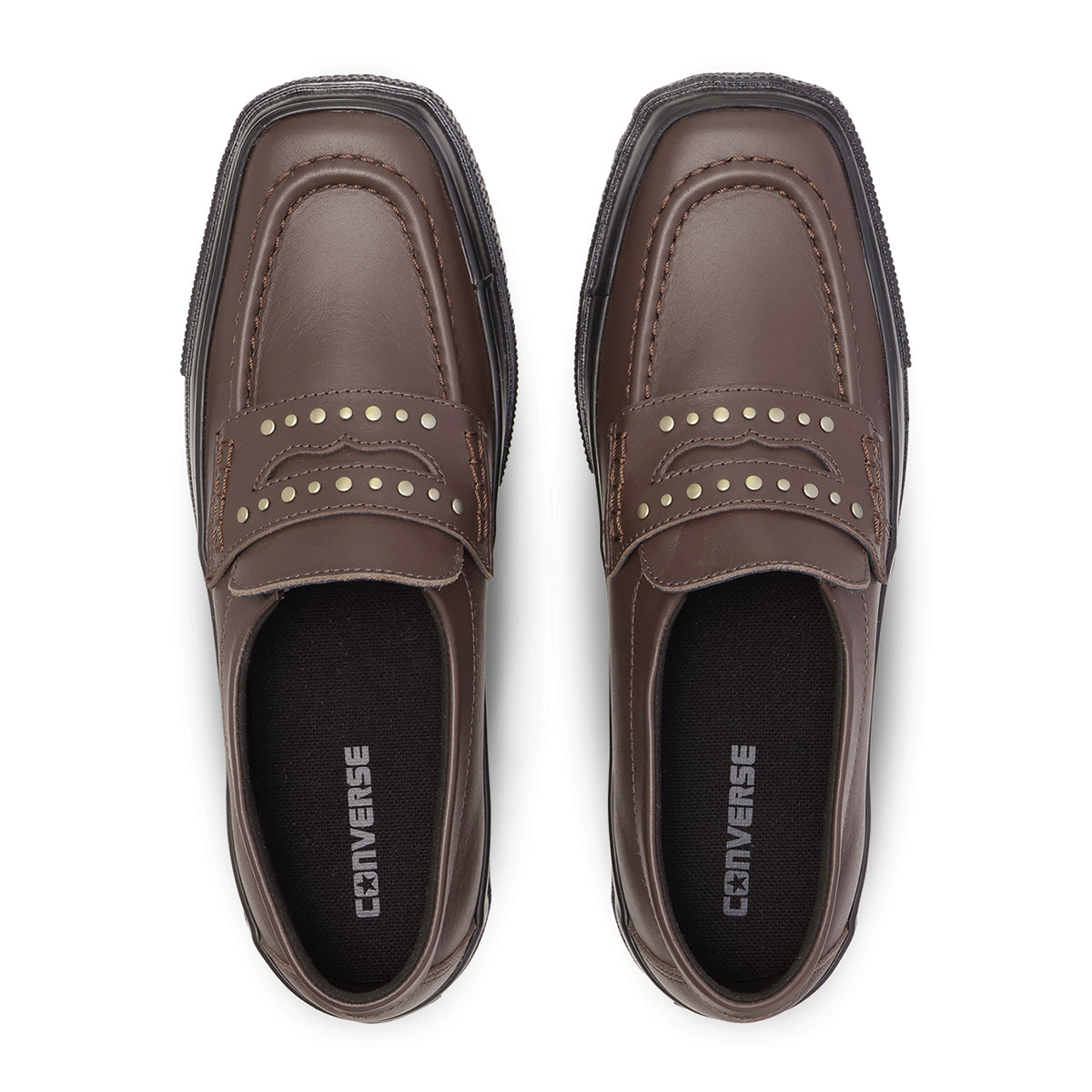 CONVERSE ALL STAR SQUARETOE LOAFER SA コンバース オールスター スクエアトウ ローファー SA 31318481【メンズ ローファー スムースレザー スタッズ トレンド 26FW】