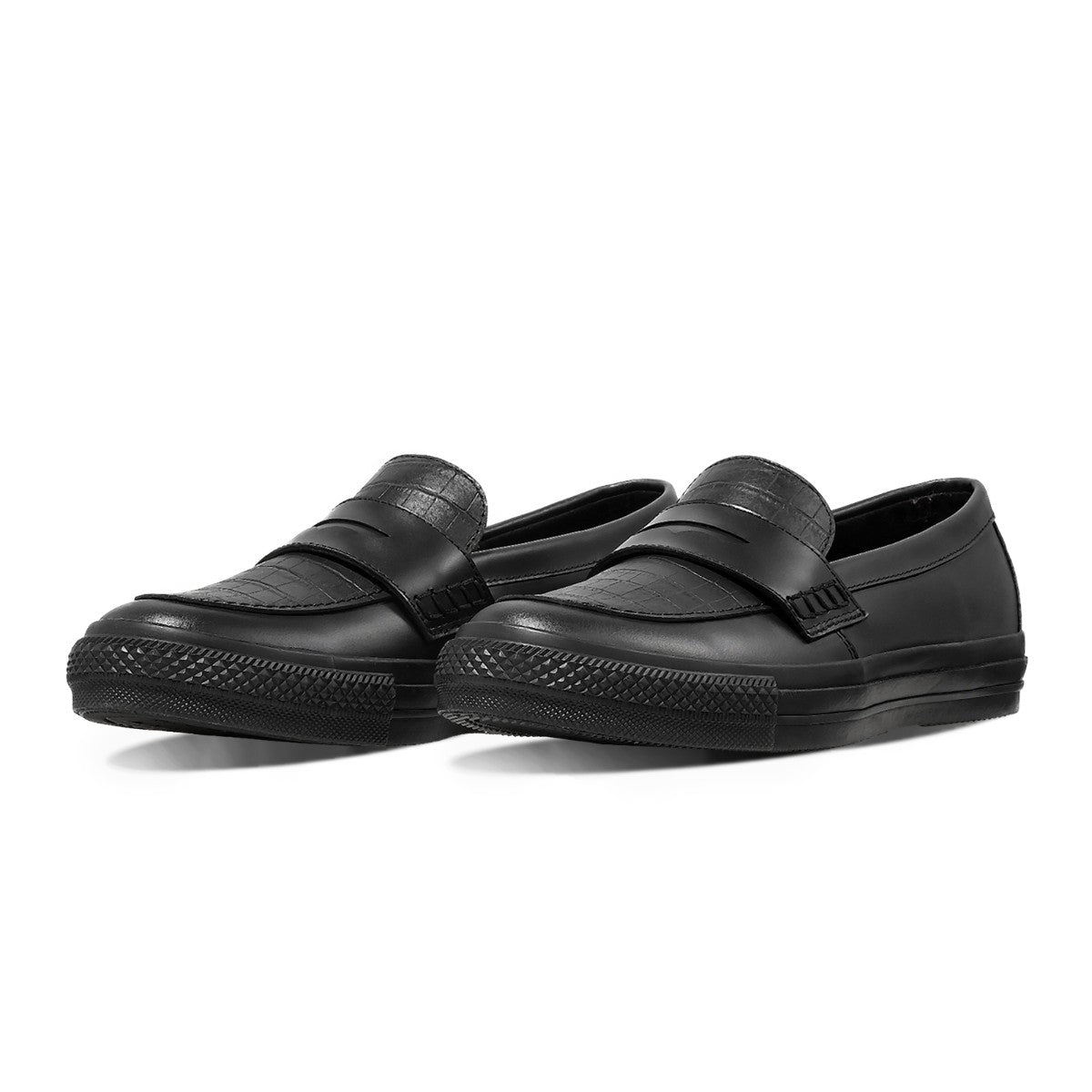 CONVERSE ALL STAR CE LOAFER コンバース オールスター CE ローファー 31318801【メンズ ローファー レザーアッパー クロコ調 エンボス加工 26FW】