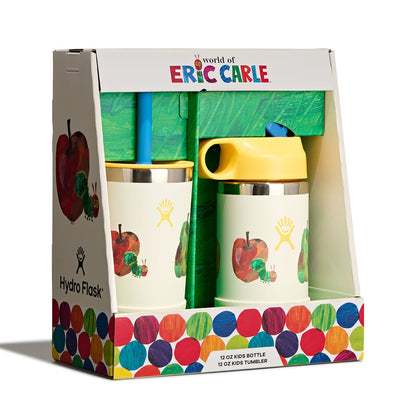 Hydro Flask ERIC CARLE KIDS 12oz TUMBLER&BOTTLE SET ハイドロフラスク エリックカール キッズ 12oz タンブラー＆ボトルセット k8902370195252【キッズ キッズタンブラー ボトルセット タンブラー ボトル ドリンクウェア 12oz 26SS】