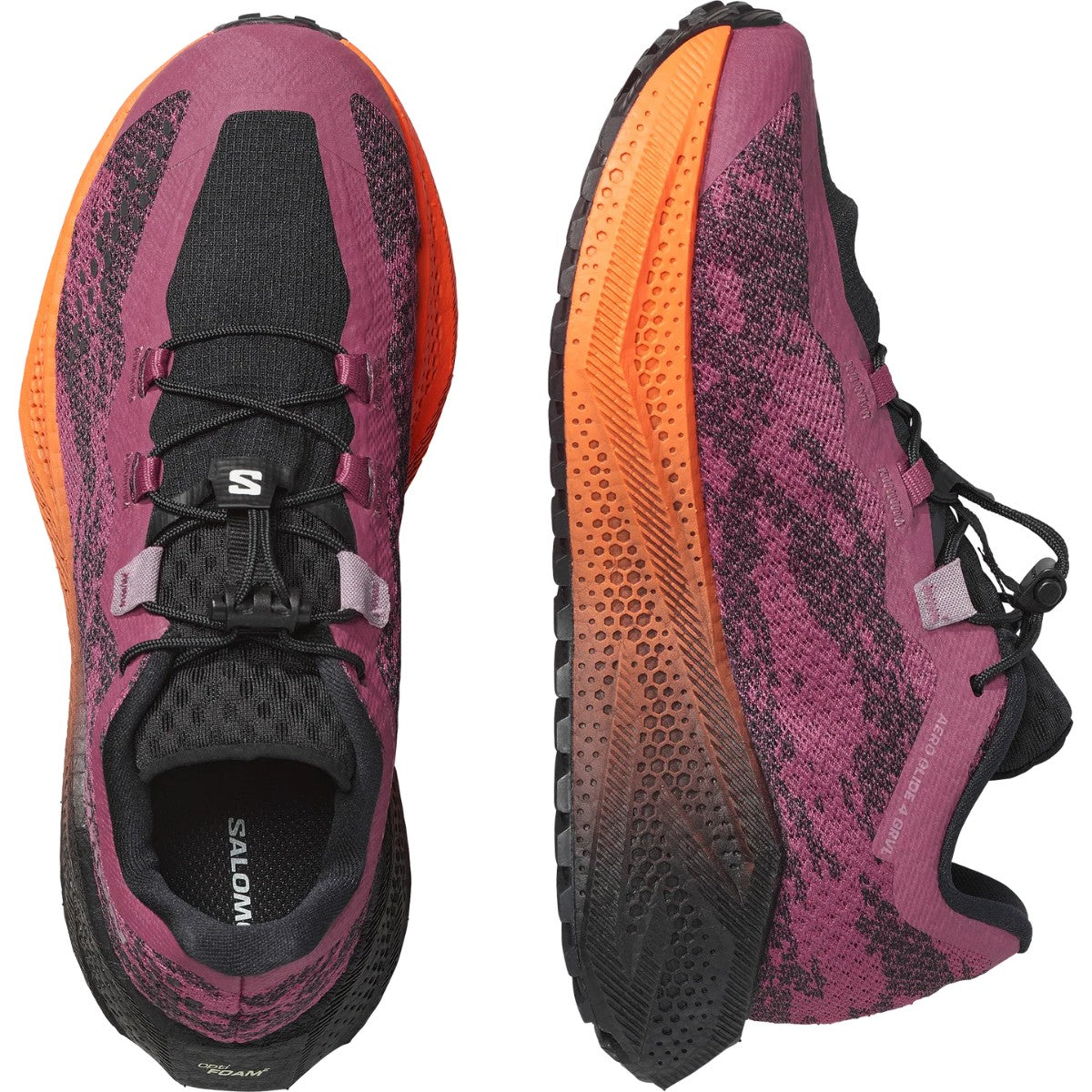 SALOMON AERO GLIDE 4 GRVL サロモン エアロ グライド 4 グラベル L45407200【レディース スニーカー ランニングシューズ 軽量 クッション性 通気性 26FW】