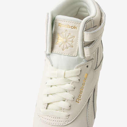 Reebok Freestyle HI リーボック W フリースタイル ハイ 100271745【レディース スエード ハイカット ダブルストラップ ゴールドロゴ ガムソール 26FW】
