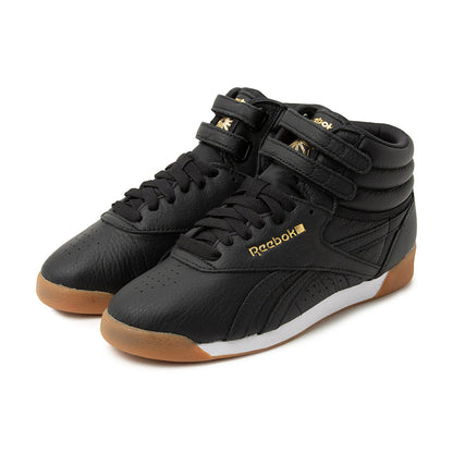 Reebok Freestyle HI リーボック W フリースタイル ハイ 100271746【レディース スエード ハイカット ダブルストラップ ゴールドロゴ ガムソール 26FW】