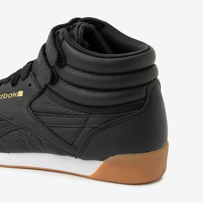 Reebok Freestyle HI リーボック W フリースタイル ハイ 100271746【レディース スエード ハイカット ダブルストラップ ゴールドロゴ ガムソール 26FW】