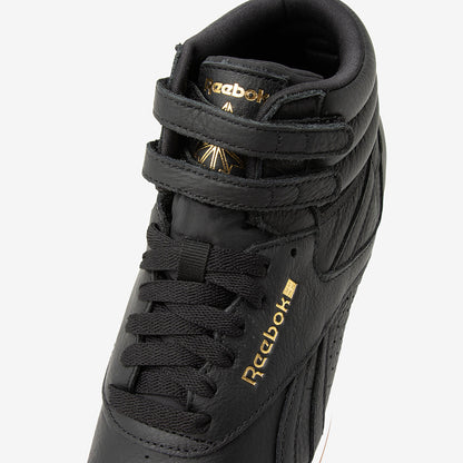Reebok Freestyle HI リーボック W フリースタイル ハイ 100271746【レディース スエード ハイカット ダブルストラップ ゴールドロゴ ガムソール 26FW】