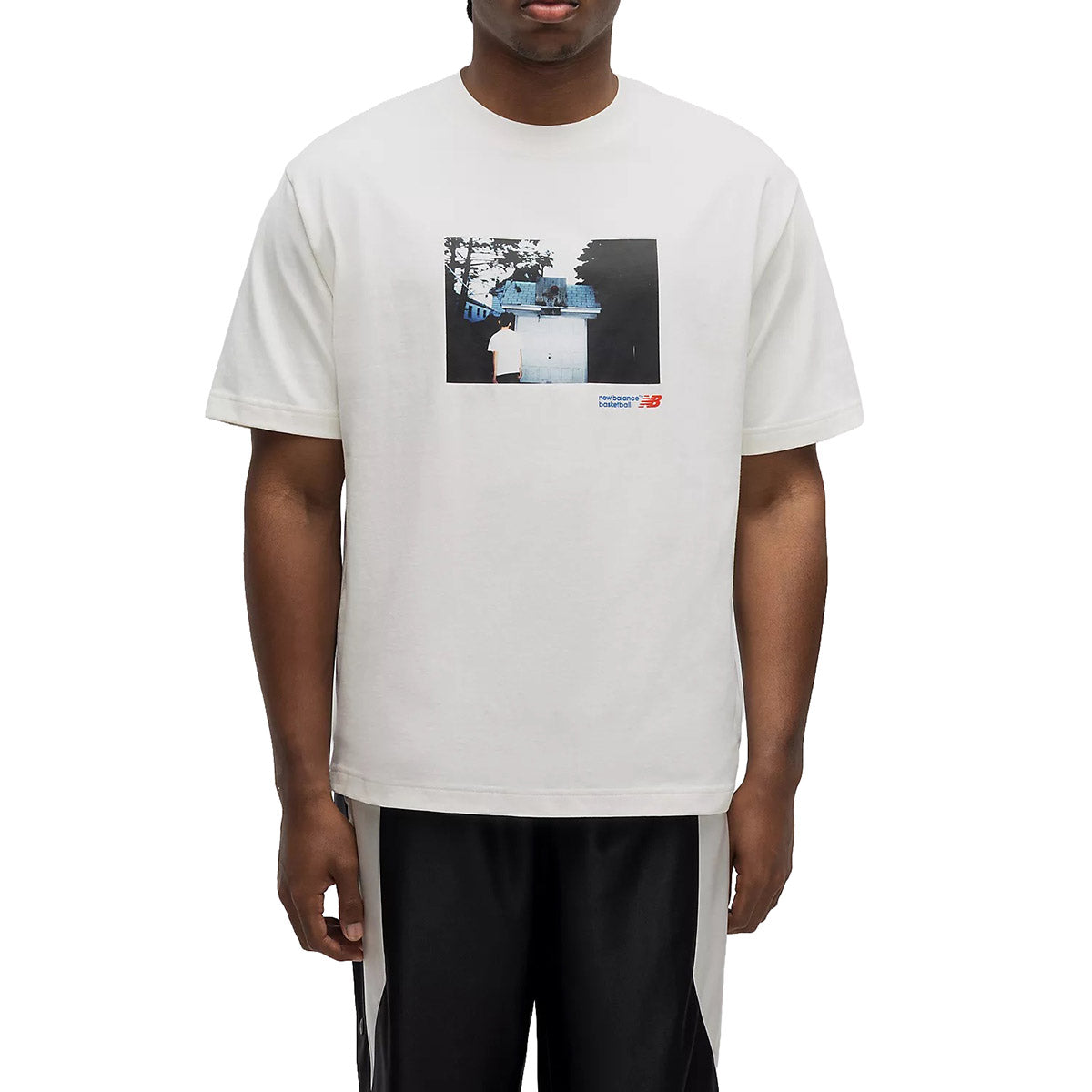 New Balance Photographic Short Sleeve T-Shirt ニューバランス フォトグラフィックショートスリーブTシャツ MT6264M【メンズ Tシャツ 半袖 バスケットボール グラフィックプリント コットン 26FW】