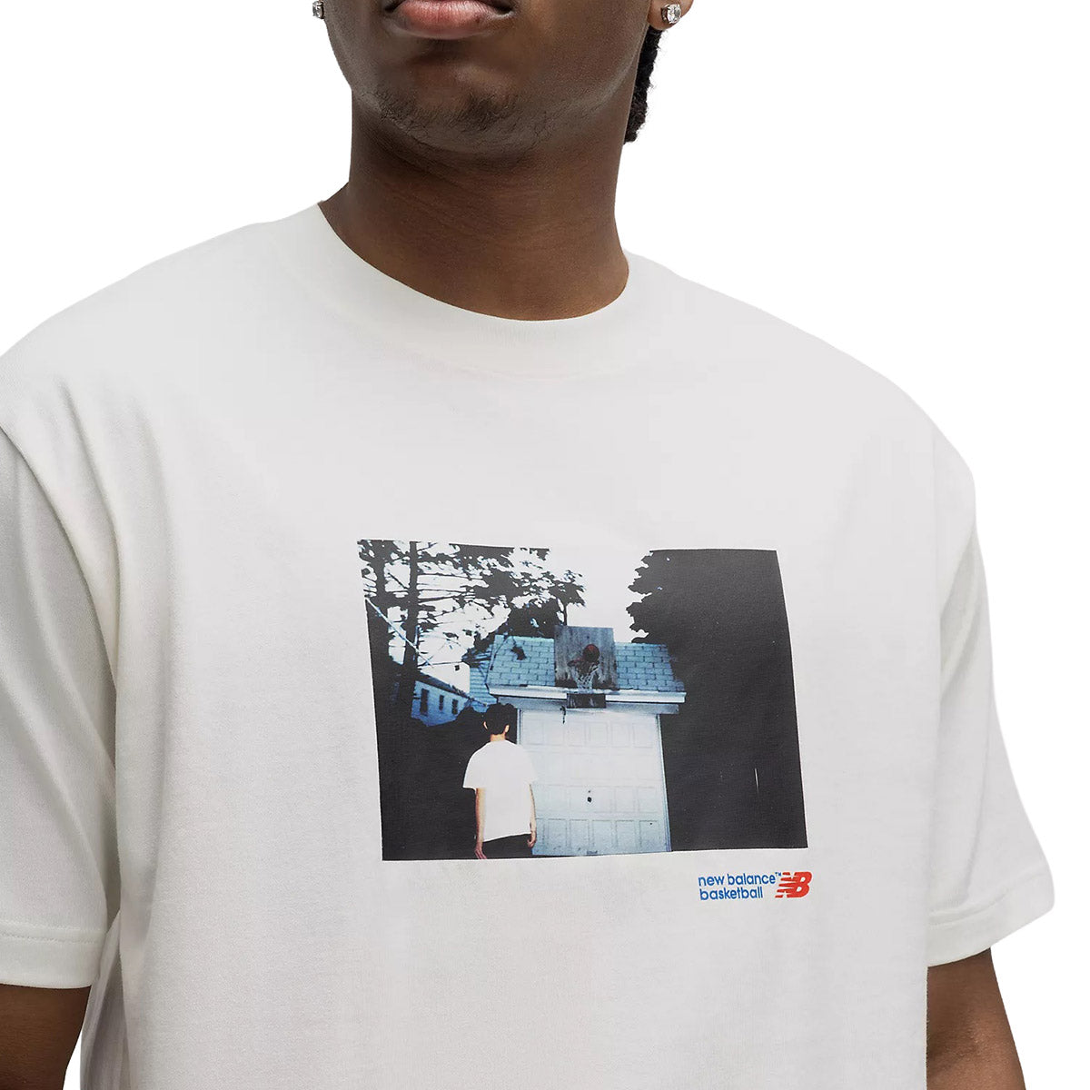 New Balance Photographic Short Sleeve T-Shirt ニューバランス フォトグラフィックショートスリーブTシャツ MT6264M【メンズ Tシャツ 半袖 バスケットボール グラフィックプリント コットン 26FW】