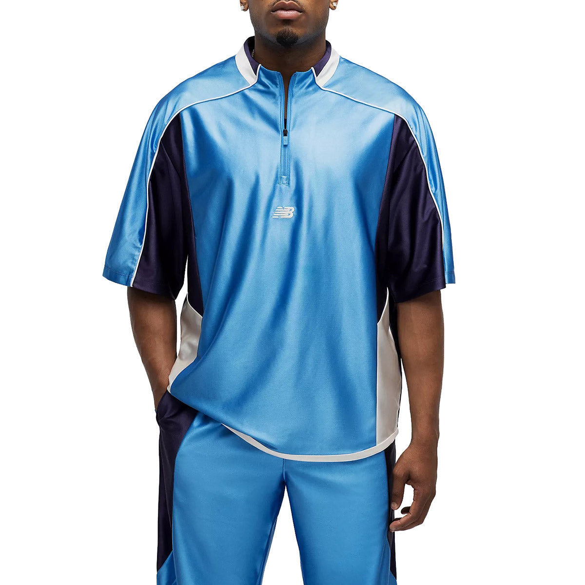 New Balance Warm-Up Shooting Top ニューバランス ウォームアップシューティングトップ MT62G25【メンズ パフォーマンストップ 長袖 バスケットボール トレーニング スポーツ 26FW】