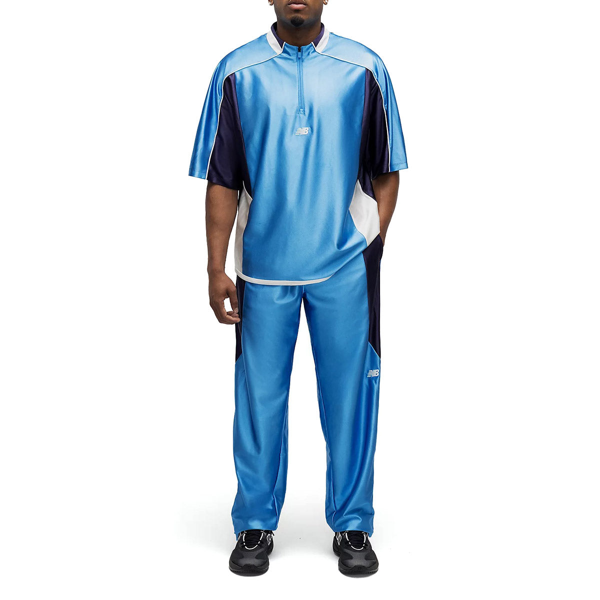 New Balance Warm-Up Shooting Top ニューバランス ウォームアップシューティングトップ MT62G25【メンズ パフォーマンストップ 長袖 バスケットボール トレーニング スポーツ 26FW】