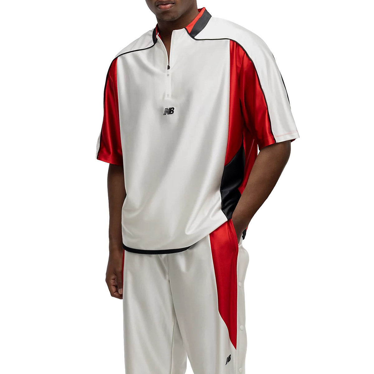 New Balance Warm-Up Shooting Top ニューバランス ウォームアップシューティングトップ MT62G25【メンズ パフォーマンストップ 長袖 バスケットボール トレーニング スポーツ 26FW】