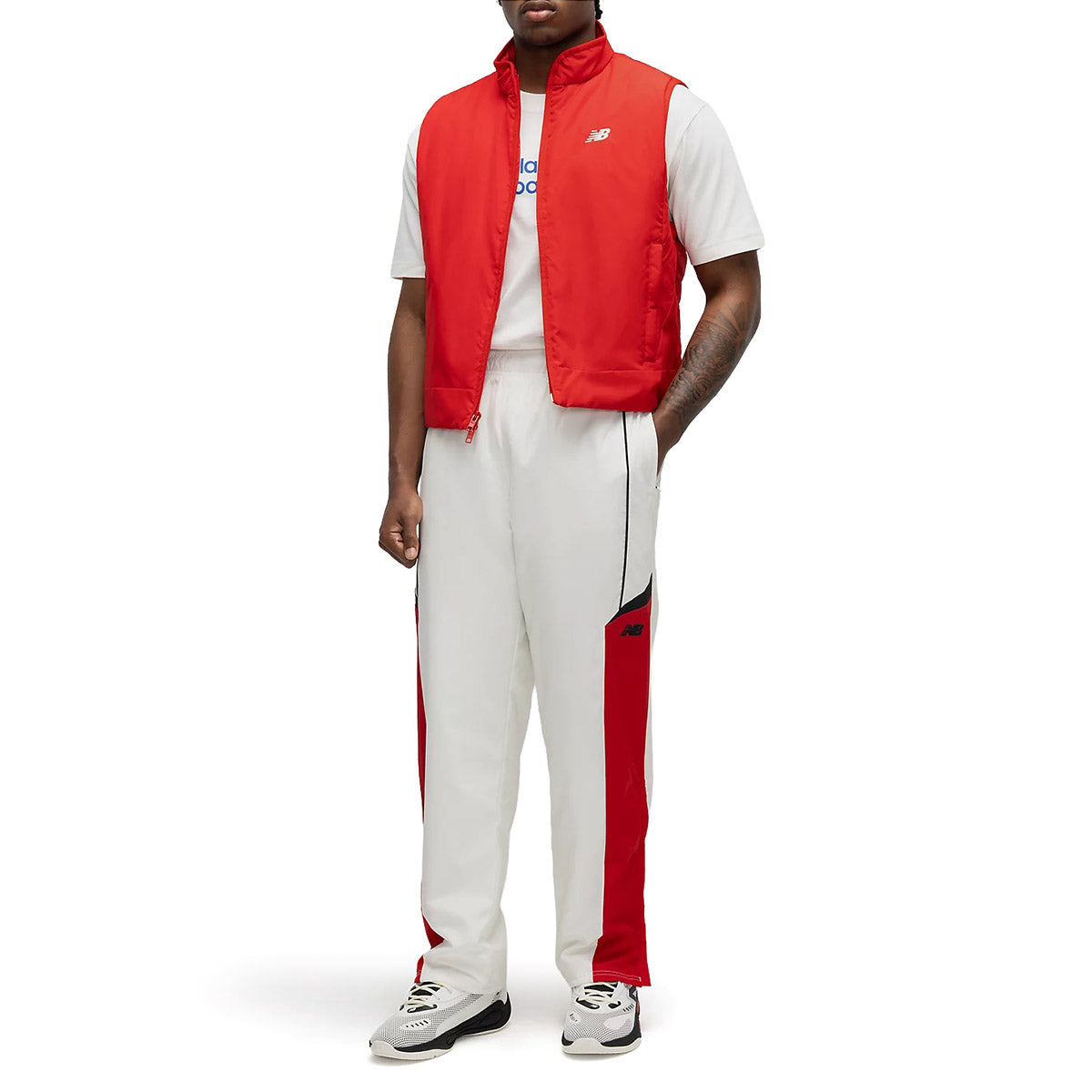New Balance Basketball Padded Vest ニューバランス バスケットボール パデッド ベスト MT62H8T【メンズ パフォーマンスベスト バスケットボール 中綿 保温 防寒 26FW】