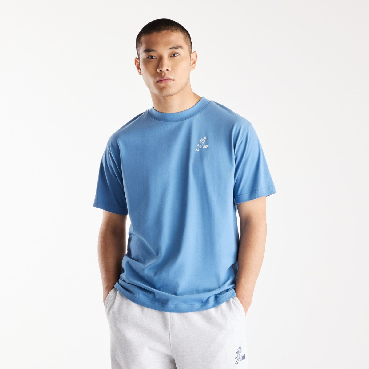 New Balance Shohei Ohtani Always On Logo Short Sleeve T-Shirt ニューバランス 大谷翔平 オールウェイズオンロゴ Tシャツ MT6224F【メンズ ロゴTシャツ Tシャツ カットソー スポーツウェア 快適 26FW】