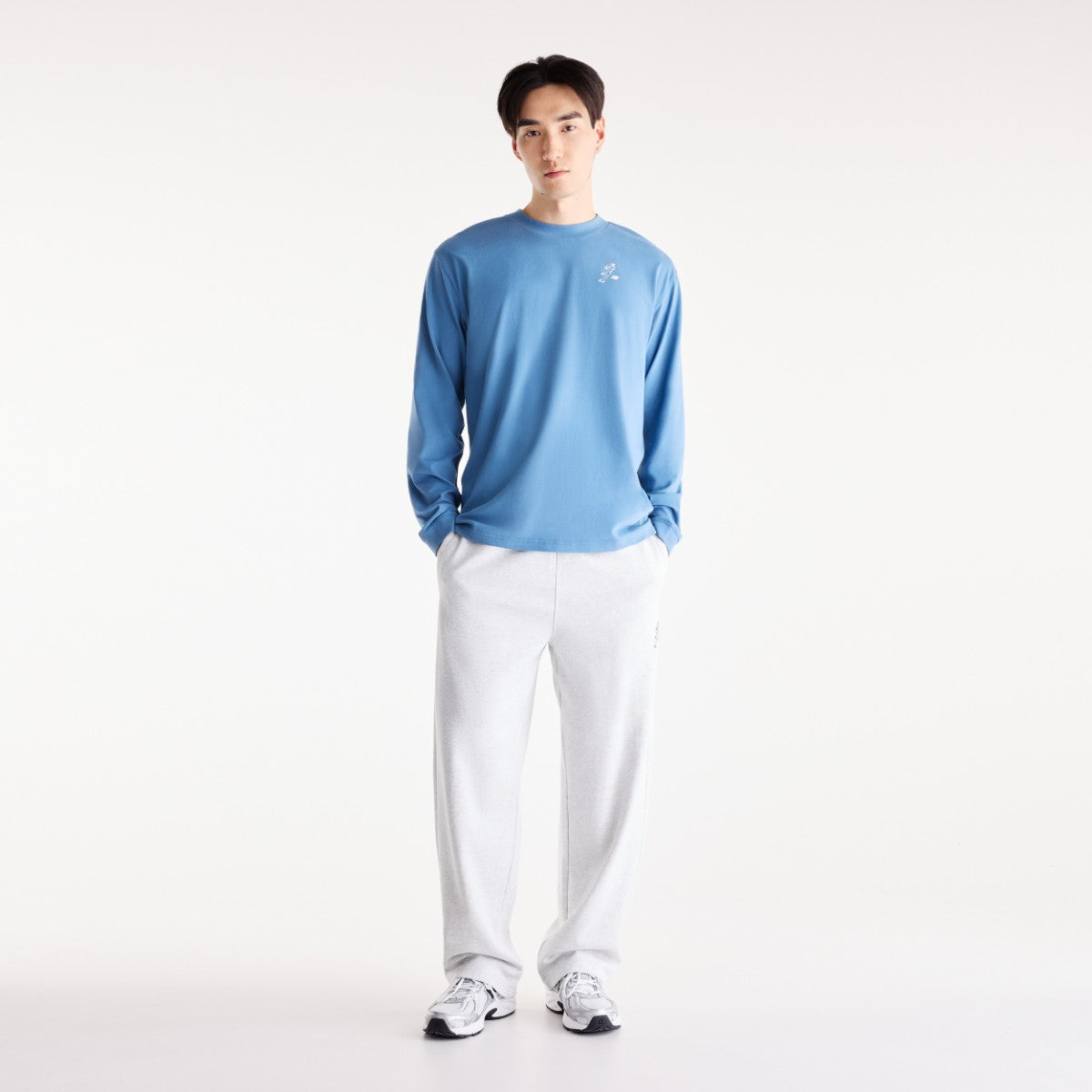 New Balance Shohei Ohtani Always On Logo Long Sleeve T-Shirt ニューバランス 大谷翔平 オールウェイズオンロゴ 長袖Tシャツ MT62G76【メンズ ロングスリーブTシャツ ロンT グラフィックTシャツ ロゴTシャツ 26FW】
