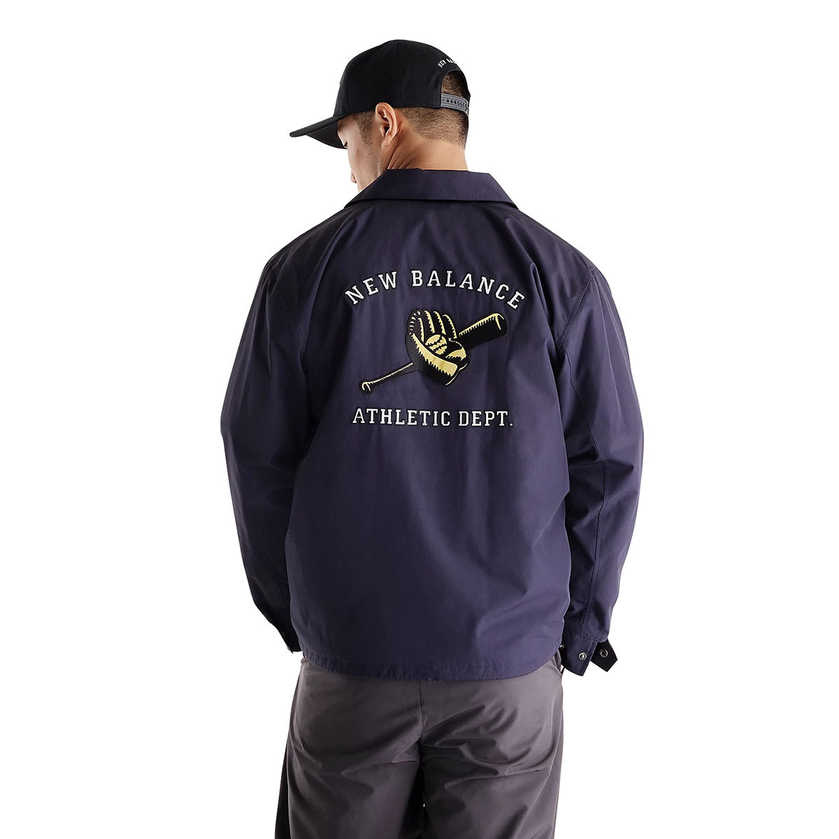 New Balance Shohei Ohtani Signature Coach Jacket ニューバランス 大谷翔平シグネチャーコーチジャケット MJ62W83【メンズ シグネチャー コーチジャケット ベースボールスタイル ロゴ刺繍 グラフィック刺繍 26FW】