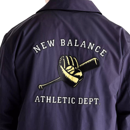 New Balance Shohei Ohtani Signature Coach Jacket ニューバランス 大谷翔平シグネチャーコーチジャケット MJ62W83【メンズ シグネチャー コーチジャケット ベースボールスタイル ロゴ刺繍 グラフィック刺繍 26FW】