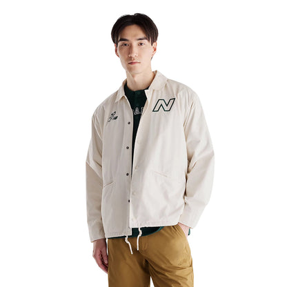 New Balance Shohei Ohtani Signature Coach Jacket ニューバランス 大谷翔平シグネチャーコーチジャケット MJ62W83【メンズ シグネチャー コーチジャケット ベースボールスタイル ロゴ刺繍 グラフィック刺繍 26FW】