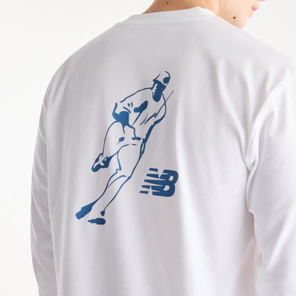 New Balance Shohei Ohtani Always On Logo Long Sleeve T-Shirt ニューバランス 大谷翔平 オールウェイズオンロゴ 長袖Tシャツ MT62G76【メンズ ロングスリーブTシャツ ロンT グラフィックTシャツ ロゴTシャツ 26FW】