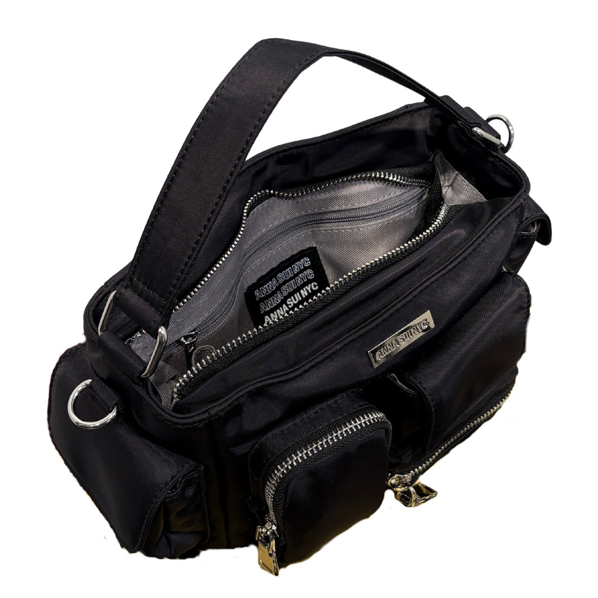 anna sui nyc Multi Pocket Mini Bag アナスイ エヌワイシー マルチポケットチビバッグ 13261030【レディース ハンドバッグ ショルダーバッグ 2way仕様 収納 コンパクト  26FW】