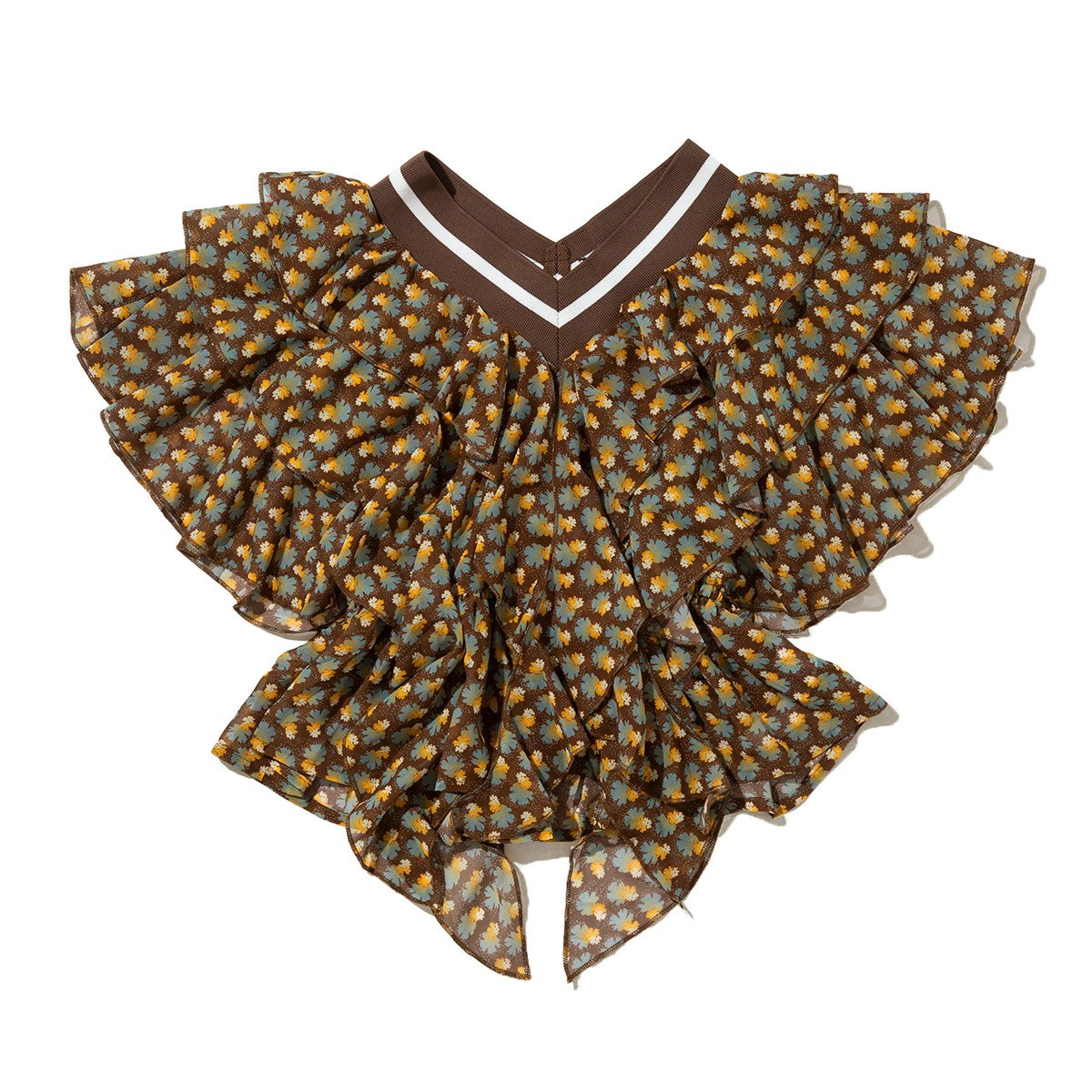 anna sui nyc MARY Ruffled Tops アナスイ エヌワイシー MARY フリルトップス 16217429【レディース フリルトップス ゴムギャザー フェミニン 26FW】