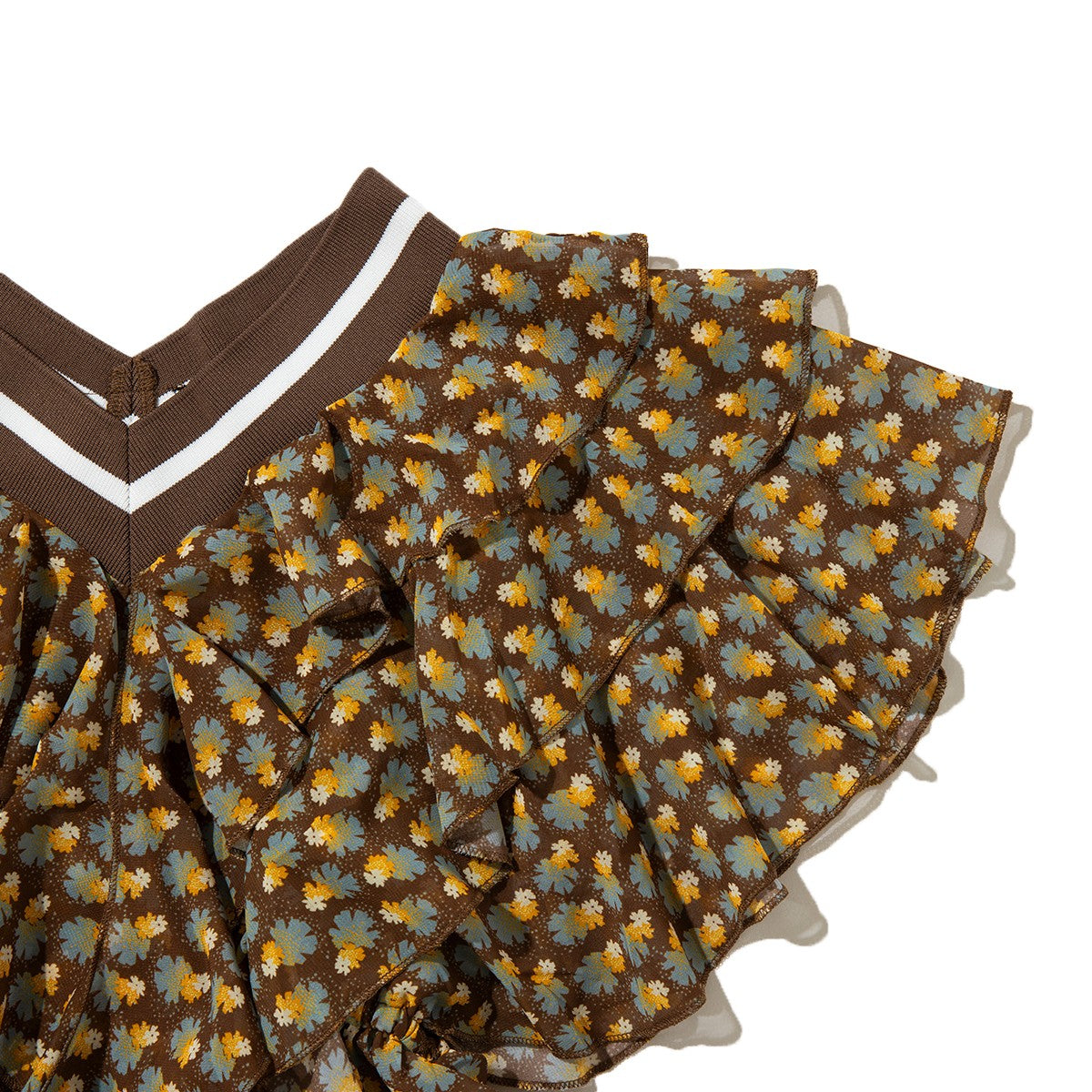 anna sui nyc MARY Ruffled Tops アナスイ エヌワイシー MARY フリルトップス 16217429【レディース フリルトップス ゴムギャザー フェミニン 26FW】