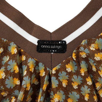 anna sui nyc MARY Ruffled Tops アナスイ エヌワイシー MARY フリルトップス 16217429【レディース フリルトップス ゴムギャザー フェミニン 26FW】