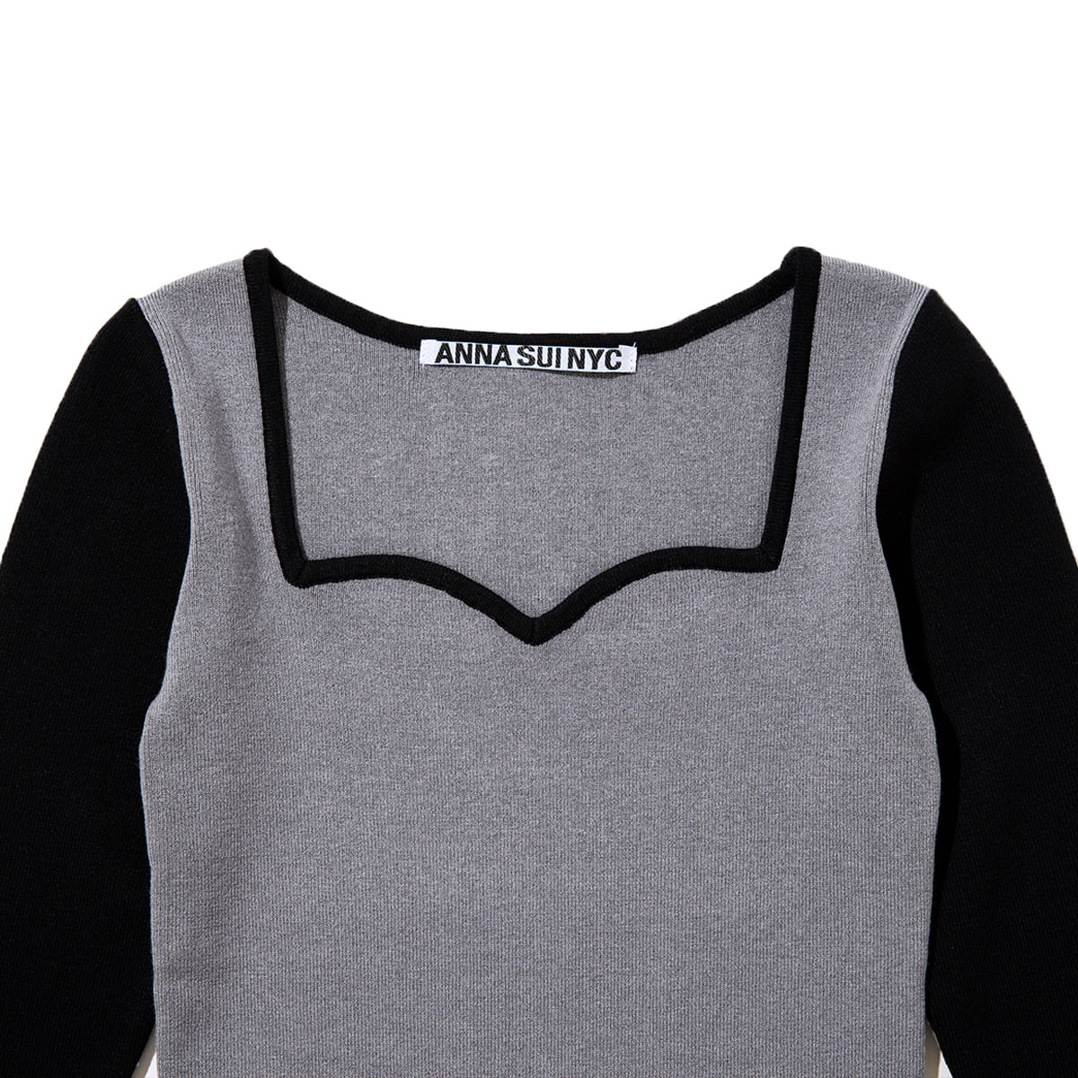 anna sui nyc Decolletage Knit Tops アナスイ エヌワイシー デコルテ ニットトップス 16217437【レディース 長袖 ニット生地  26FW】