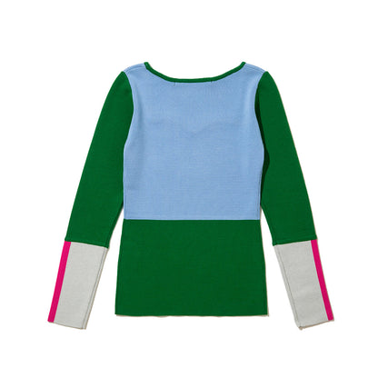 anna sui nyc Decolletage Knit Tops アナスイ エヌワイシー デコルテ ニットトップス 16217437【レディース 長袖 ニット生地  26FW】