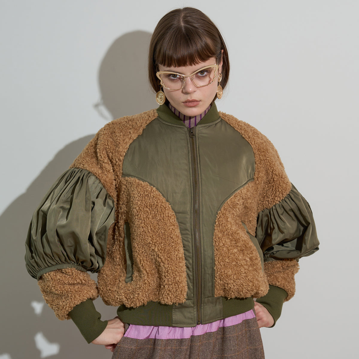 anna sui nyc 2FACES Blouson アナスイ エヌワイシー 2FACES ブルゾン 16229480【レディース ショート丈 スポーティー フェミニン ストリート 26FW】