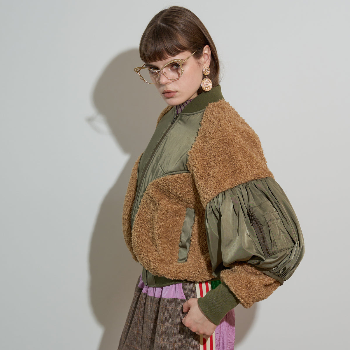 anna sui nyc 2FACES Blouson アナスイ エヌワイシー 2FACES ブルゾン 16229480【レディース ショート丈 スポーティー フェミニン ストリート 26FW】