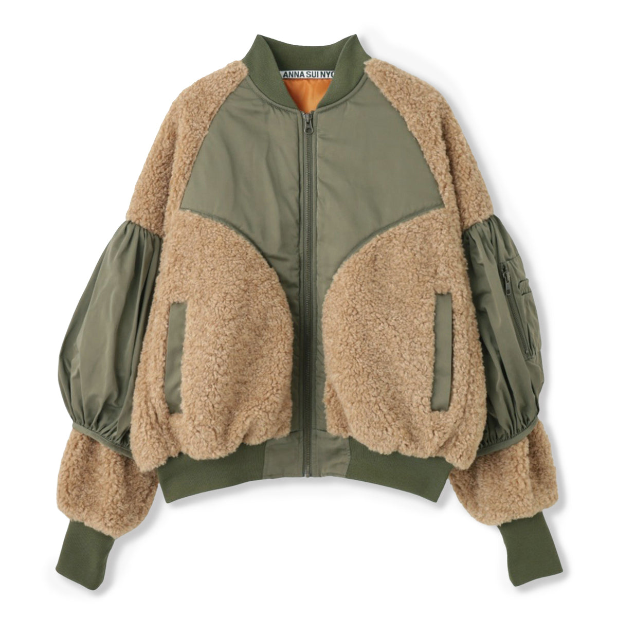 anna sui nyc 2FACES Blouson アナスイ エヌワイシー 2FACES ブルゾン 16229480【レディース ショート丈 スポーティー フェミニン ストリート 26FW】