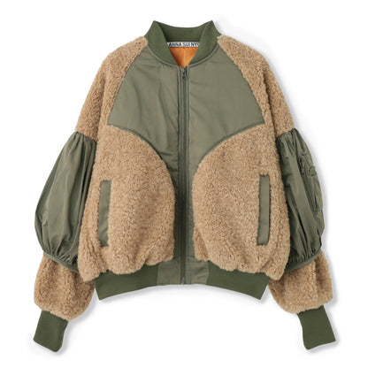 anna sui nyc 2FACES Blouson アナスイ エヌワイシー 2FACES ブルゾン 16229480【レディース ショート丈 スポーティー フェミニン ストリート 26FW】