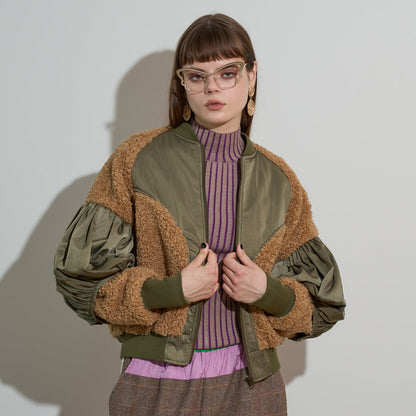 anna sui nyc 2FACES Blouson アナスイ エヌワイシー 2FACES ブルゾン 16229480【レディース ショート丈 スポーティー フェミニン ストリート 26FW】